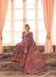 Designer Paisley Pashmina Saree