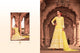 Vibrant KS1055 Lucknowi Yellow Georgette Floor Length Anarkali Gown by Fashion Nation