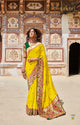 Haldi Special Traditional Festive Weaving Saree by Fashion Nation