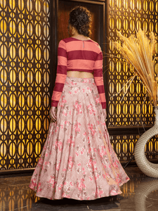Everyday Fashion Digital Printed Lehenga with Top at Cheapest Prices by Fashion Nation