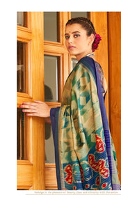 Daily Functions Wear Pochampally Silk Saree for Online Sales by Fashion Nation