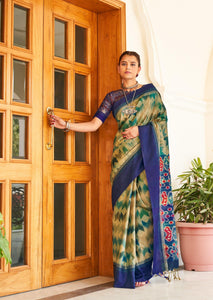 Daily Functions Wear Pochampally Silk Saree by FashionNation