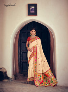 Afternoon Party Wear Paithani Silk Saree by Fashion Nation