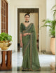 Sangeet Party Wear Organza Designer Saree for Online Sales by Fashion Nation