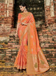 Designer BS12107 Festive Orange Banarasi Silk Jacquard Saree - Fashion Nation