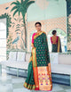Classy RK78758 Weaving Green Pink Silk Paithani Saree - Fashion Nation