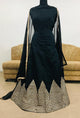 Celebrity Wear KF3781 Bollywood Inspired Black Georgette Silk Lehenga Choli - Fashion Nation
