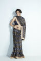 Exotic MIS15 Ethnic Dark Blue Handloom Silk Saree - Fashion Nation