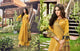Indo Western PRP6631 Festive Yellow Jacquard Readymade Long Dress/Kurti - Fashion Nation