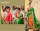 Artistic Kimora SA63 Bridal Green Orange Silk Jacquard Saree - Fashion Nation