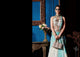 Patterned Readymade Indo Western Designer Gown by Fashion Nation
