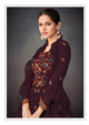 Bachelorette Party Wear Designer Fusion Skirt Kurti