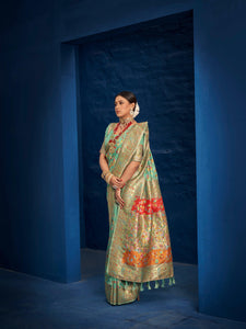 Sangeet Wear Traditional Kashmiri Saree