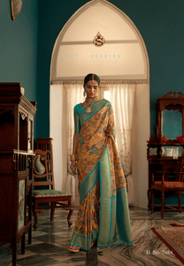 Haldi Special Tussar Silk Sari