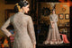 Gorgeous SY75 Partywear Grey Peach Net Silk Anarkali Gown - Fashion Nation