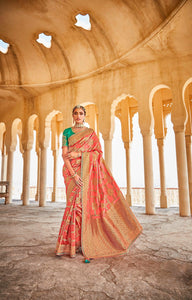 Sangeet Wear Designer Silk Saree