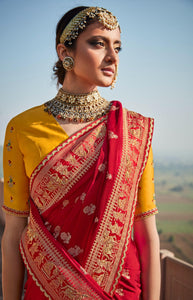 Sangeet Special Designer Silk Saree