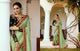 Designer ARD4117 Great Green Multicoloured Silk Saree - Fashion Nation