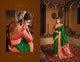 Beautiful Kajal Aggarwal KIM1110 Bridal Red Green Silk Saree - Fashion Nation