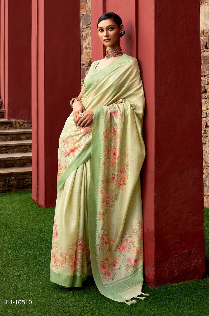 club day wear digital print saree