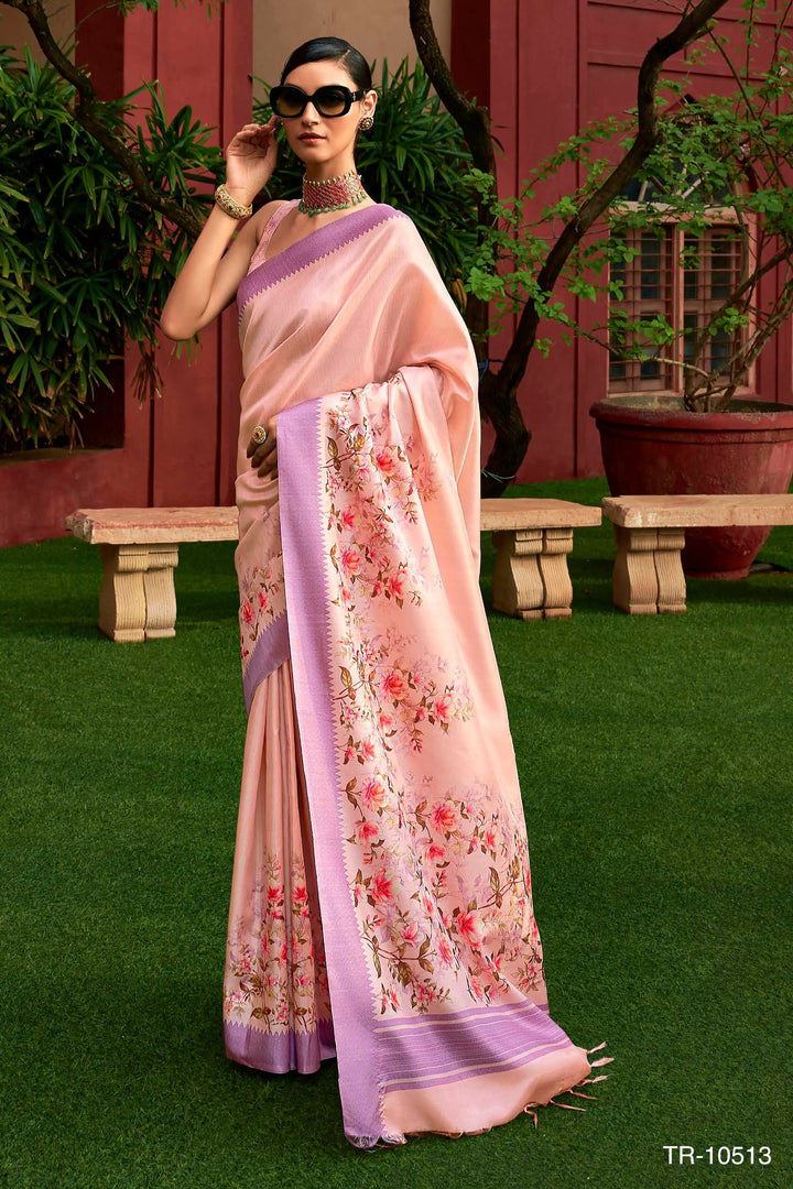 smart casual daily fashion wear saree with blouse