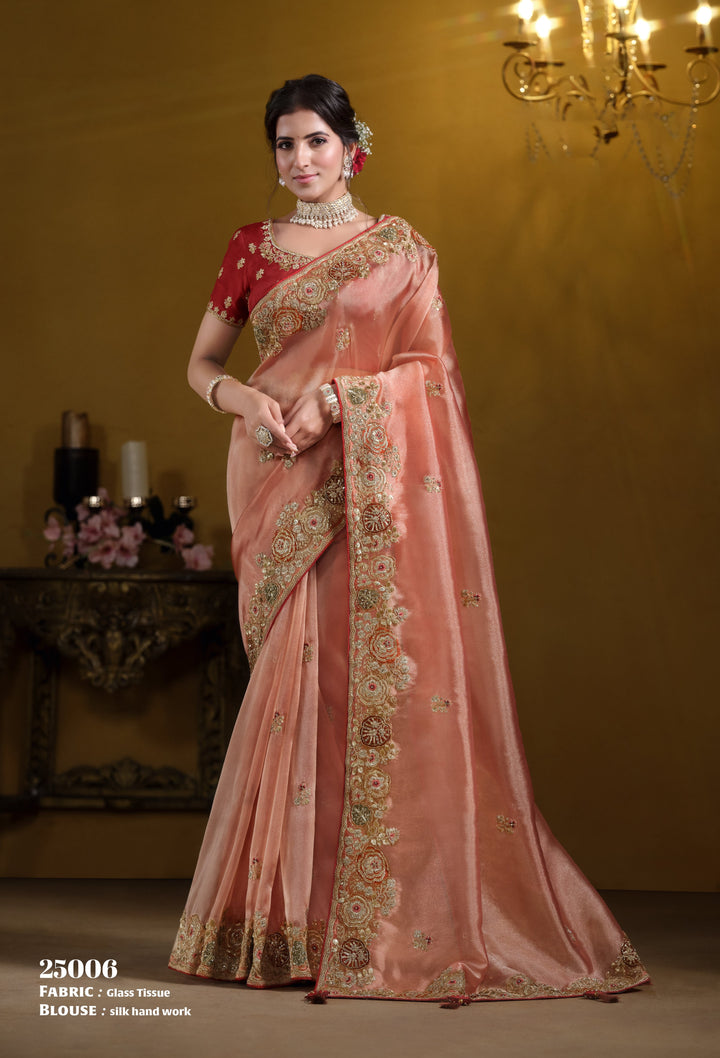 shaadi ceremony festive wear sari