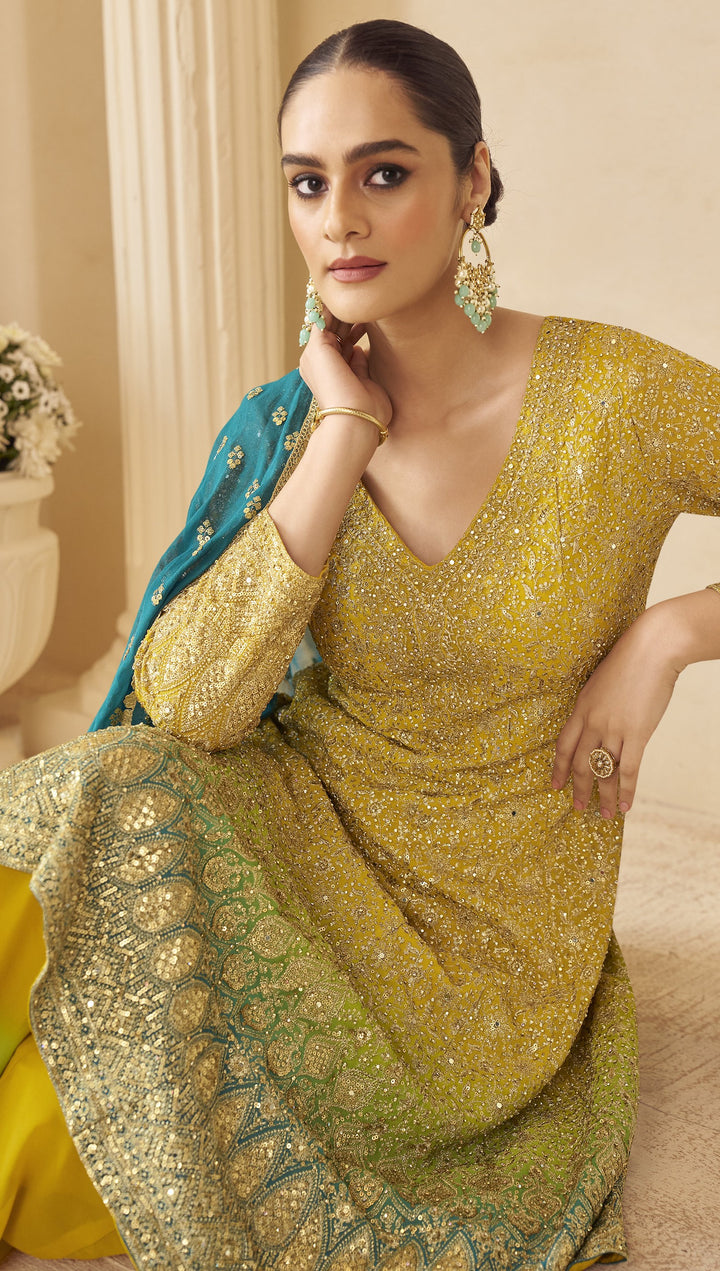 celebrity ceremonial ethnic shaded wear