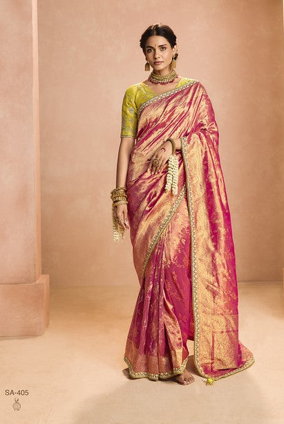 club wear ethnic indian sari with contrast blouse