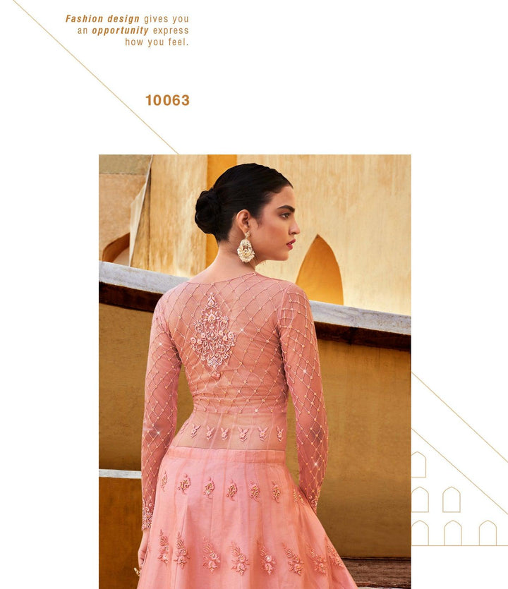 Party Wear Indo Western Designer Floor Length Dress - Fashion Nation