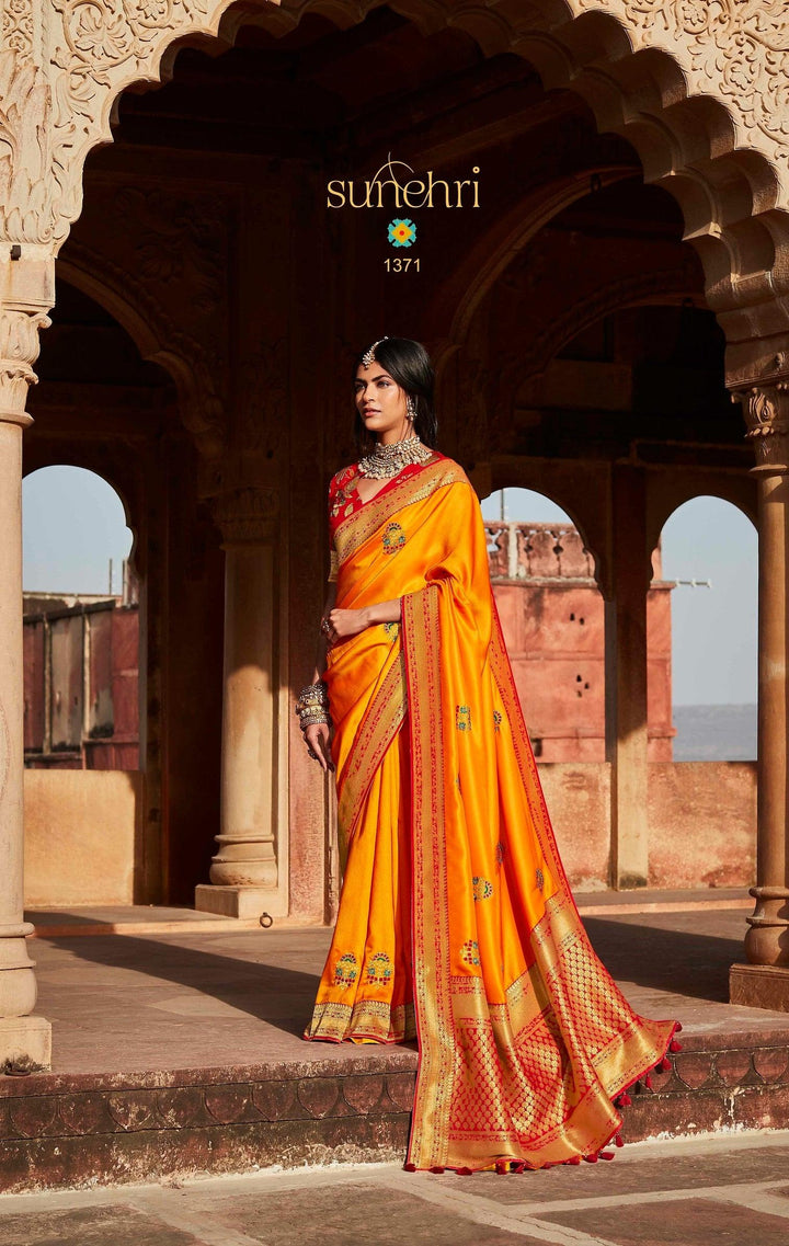 Haldi Special Traditional Designer Saree - Fashion Nation