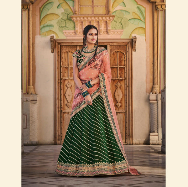 All Occasion Wear Nakkashi Designer Lehenga Choli - Fashion Nation