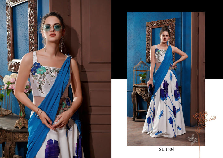 Sangeet Special Indo Western Designer Gown - Fashion Nation